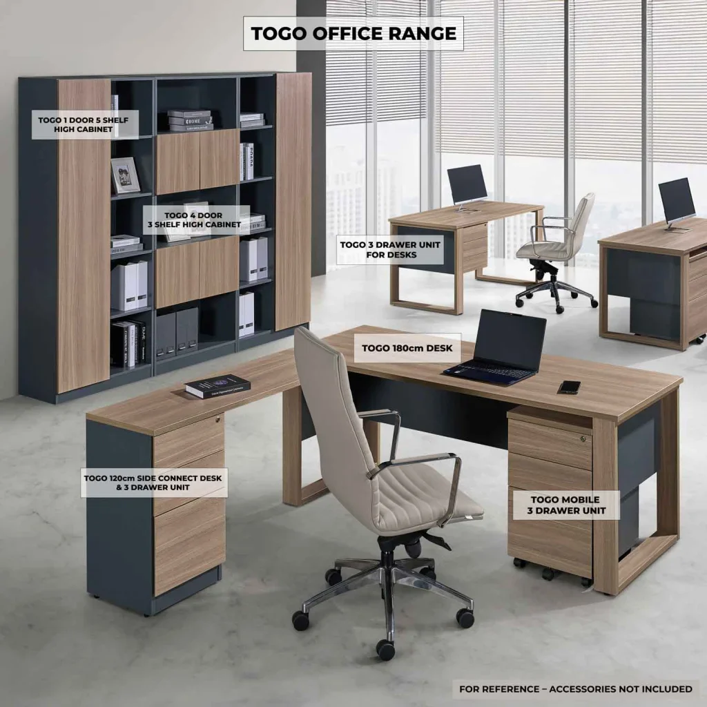 TOGO 3 DRAWER UNIT FOR DESKS - Image 4