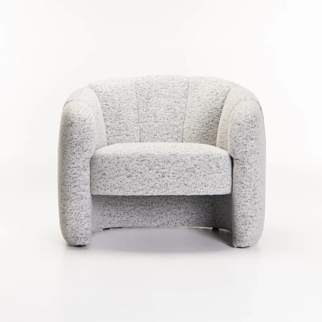 TULIP FABRIC CHAIR - GREY - Image 2