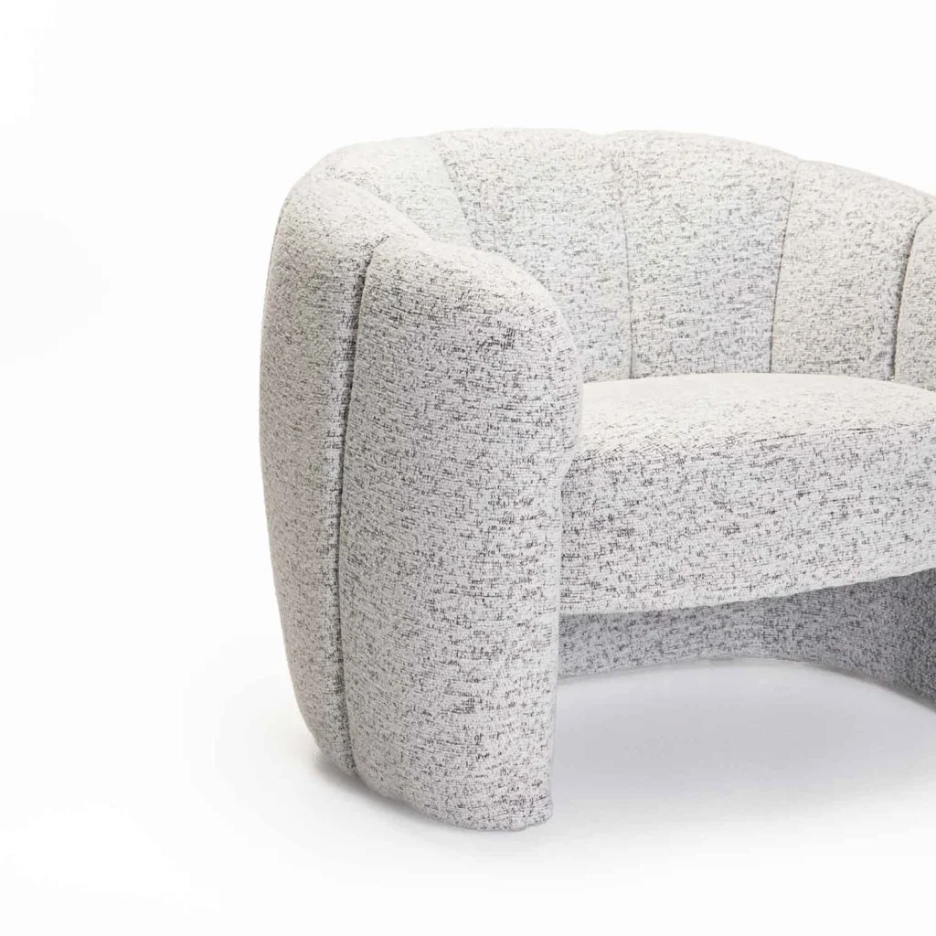 TULIP FABRIC CHAIR - GREY - Image 5