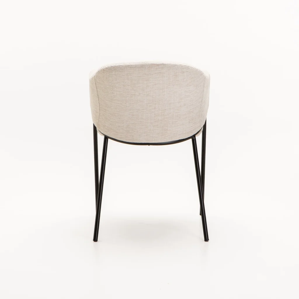 VIOLET TEXTURED FABRIC DINING CHAIR - Image 16