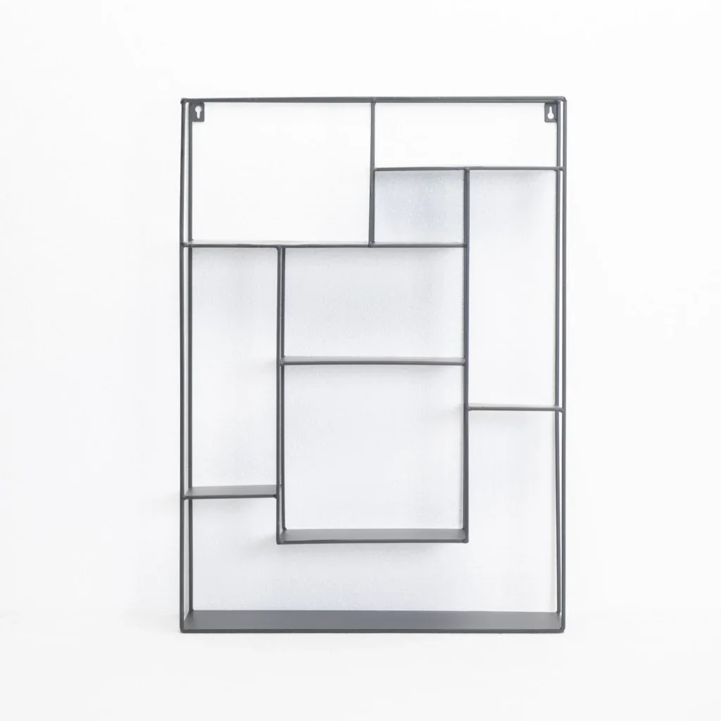 WALL SHELF - BLACK MULTI LEVEL - Image 2