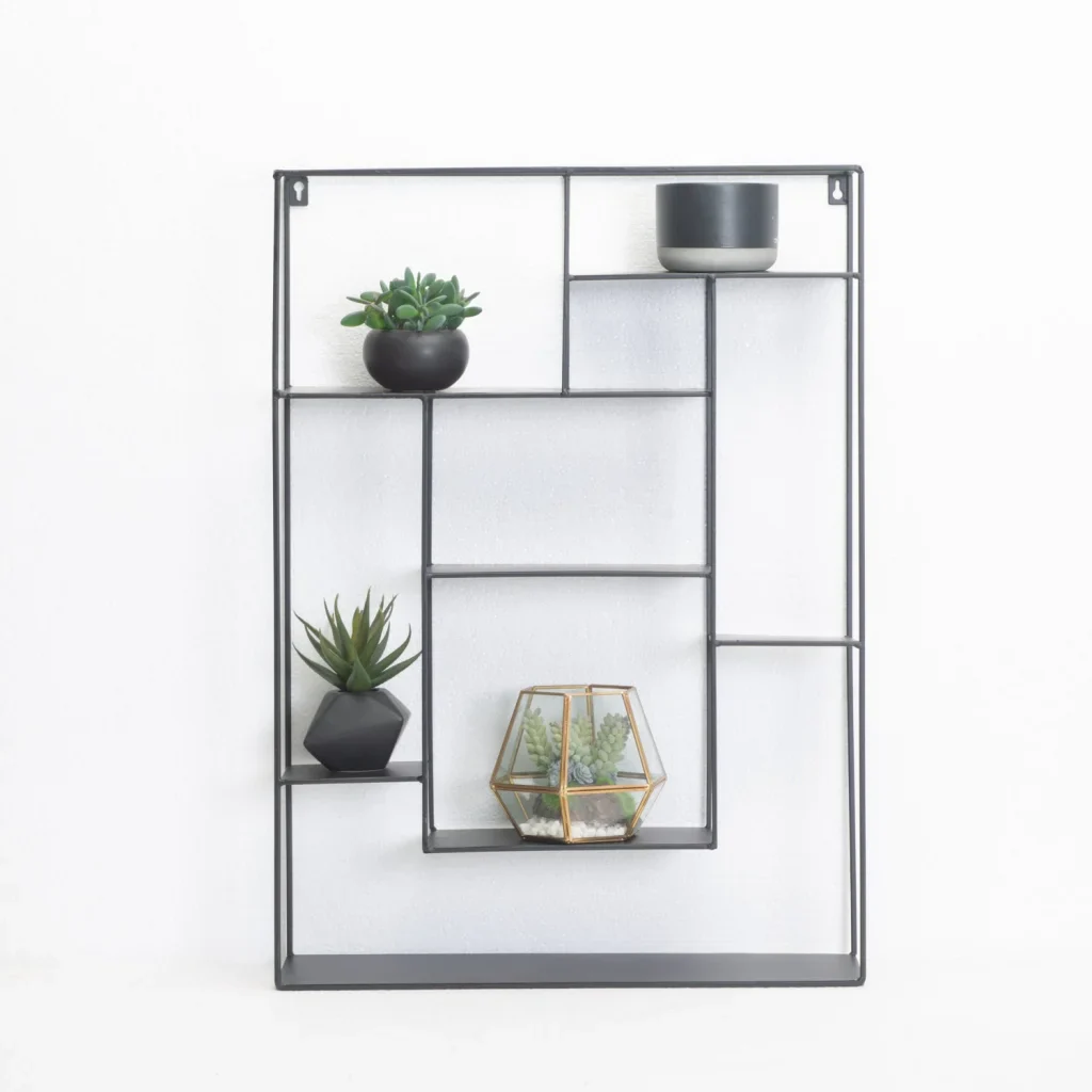 WALL SHELF - BLACK MULTI LEVEL - Image 3