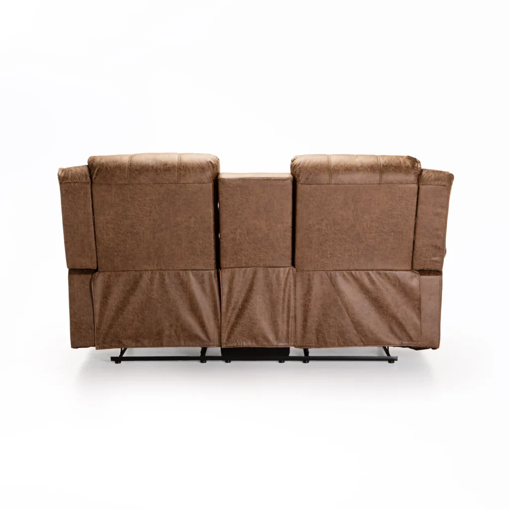YAZ LUXURY FABRIC 2 SEATER CONSOLE RECLINER - Image 13