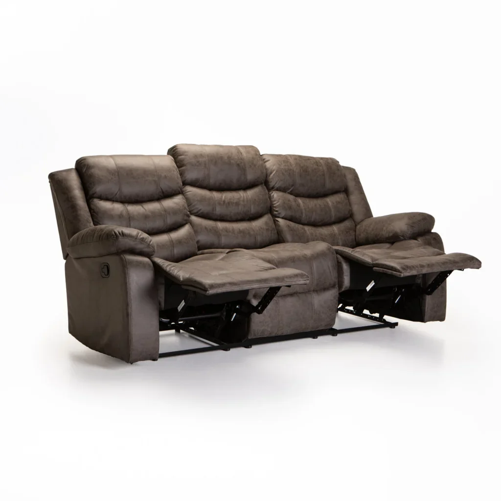 YAZ LUXURY FABRIC 3 SEATER RECLINER - Image 2