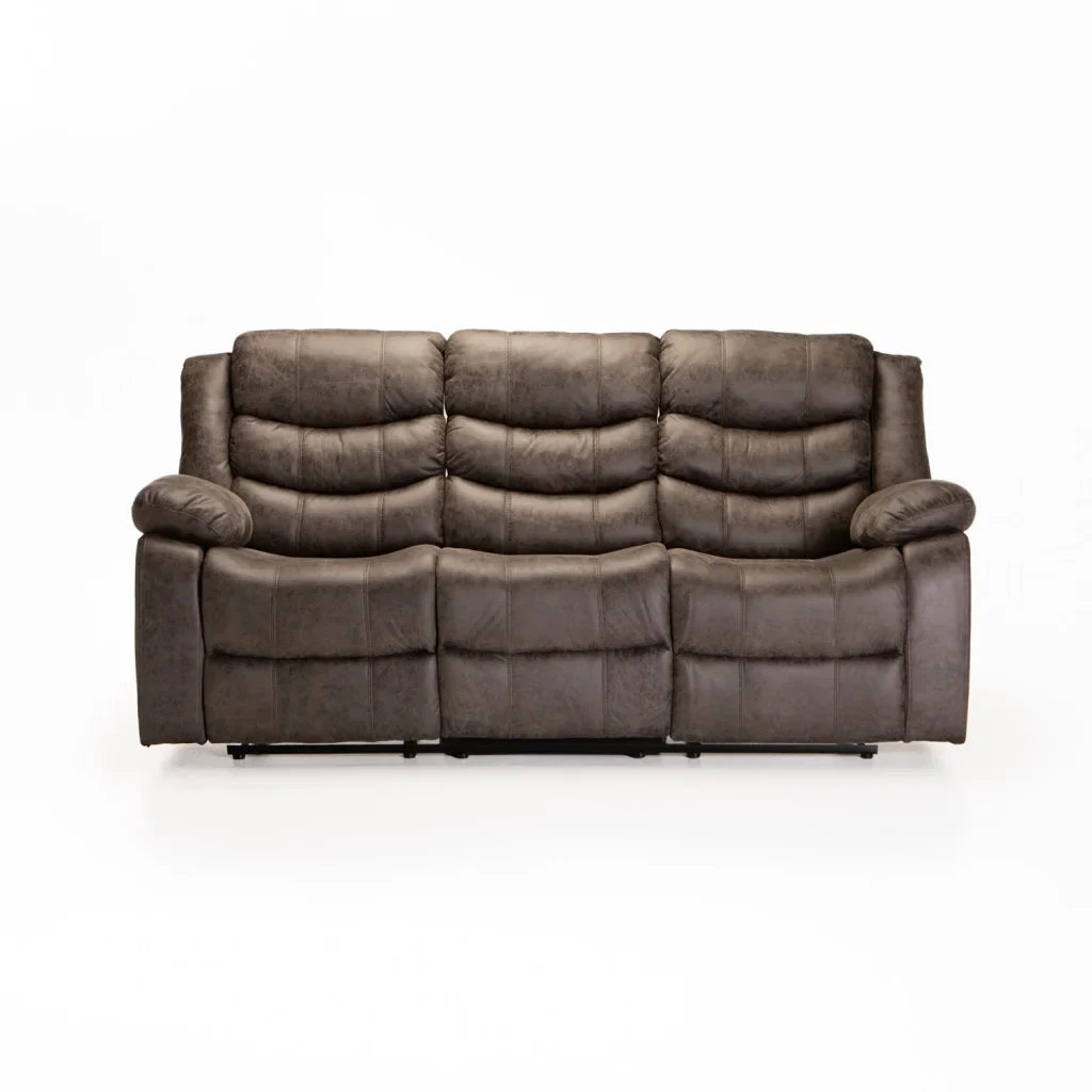 YAZ LUXURY FABRIC 3 SEATER RECLINER - Image 3