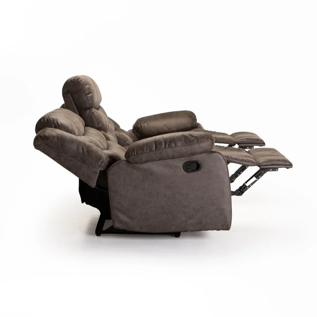 YAZ LUXURY FABRIC 3 SEATER RECLINER - Image 5