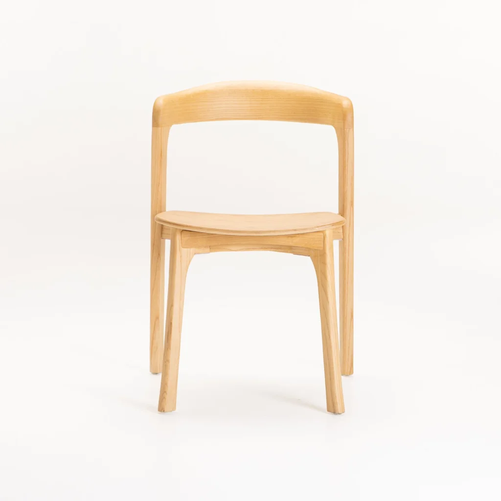 ZARA SOLID WOOD DINING CHAIR - Image 2