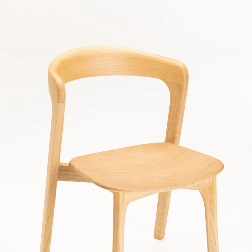 ZARA SOLID WOOD DINING CHAIR - Image 5