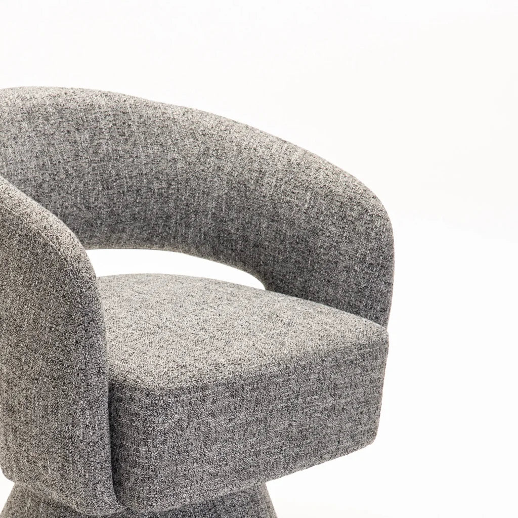 ZARA FABRIC SWIVEL CHAIR - Image 10