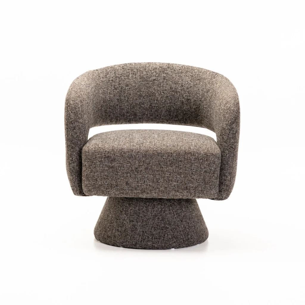 ZARA FABRIC SWIVEL CHAIR - Image 2