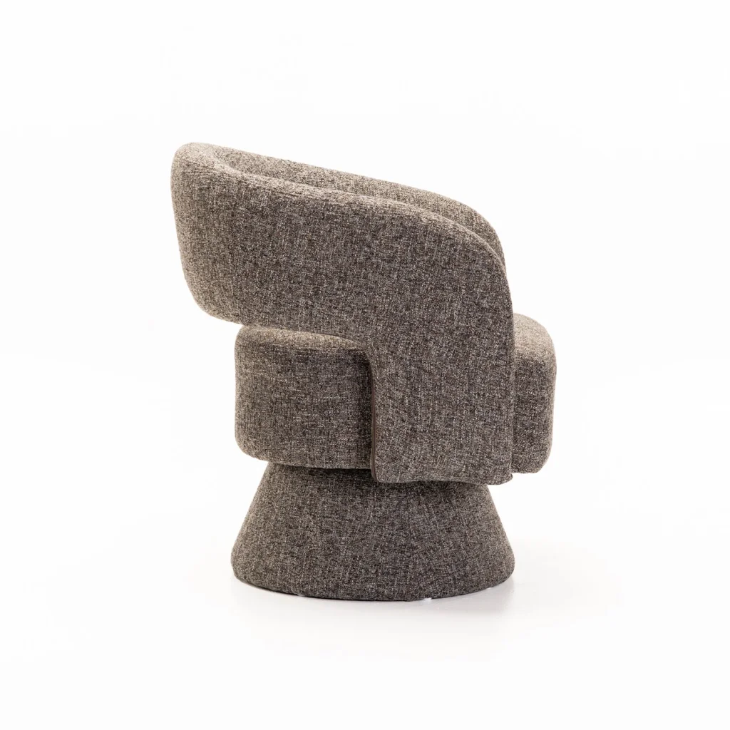 ZARA FABRIC SWIVEL CHAIR - Image 3