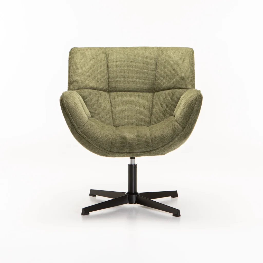 ZARI FABRIC SWIVEL CHAIR - Image 12
