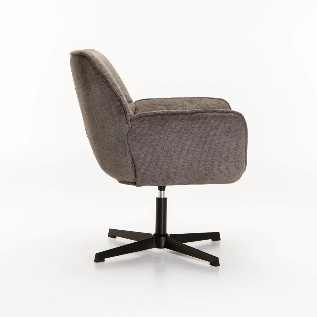 ZARI FABRIC SWIVEL CHAIR - Image 18