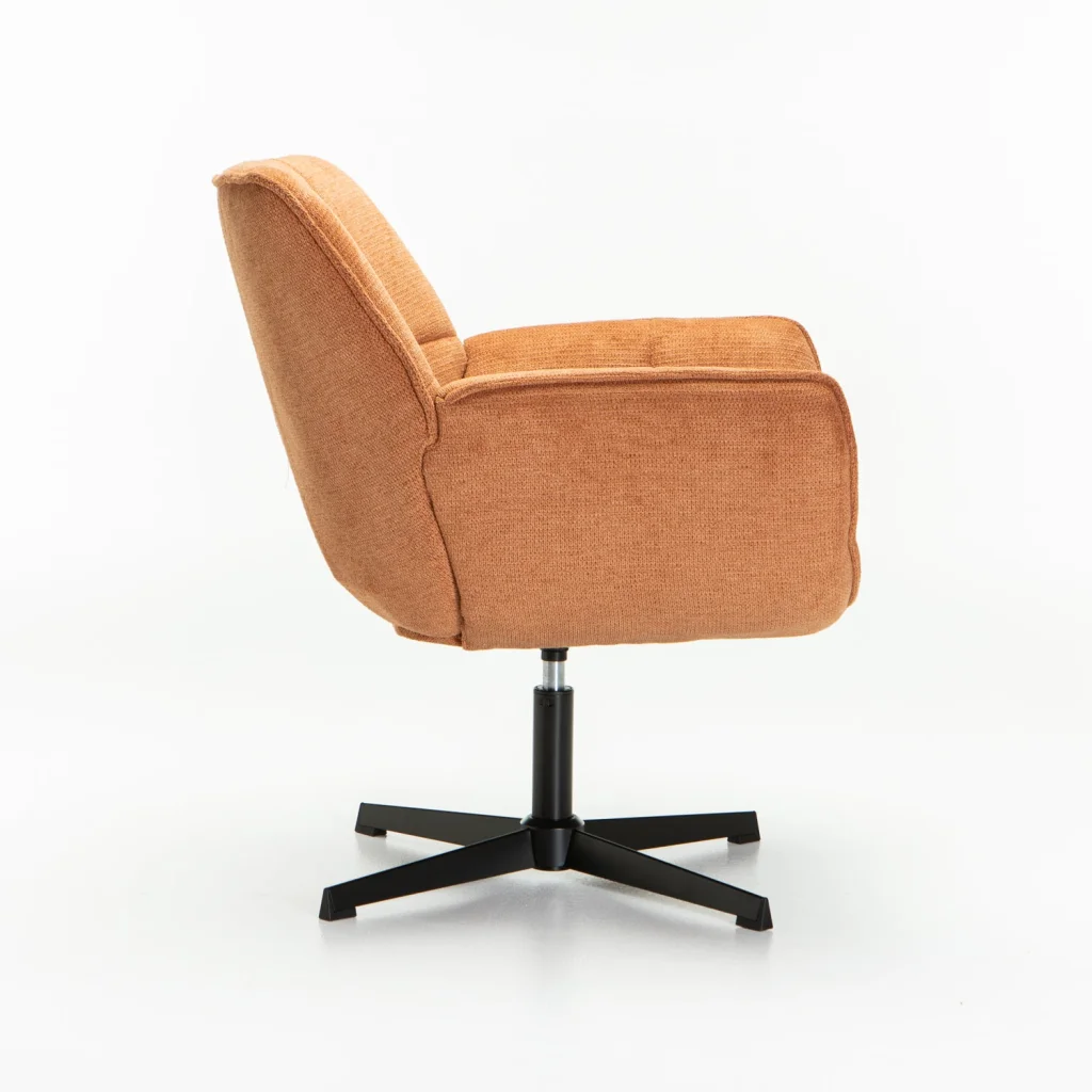 ZARI FABRIC SWIVEL CHAIR - Image 8