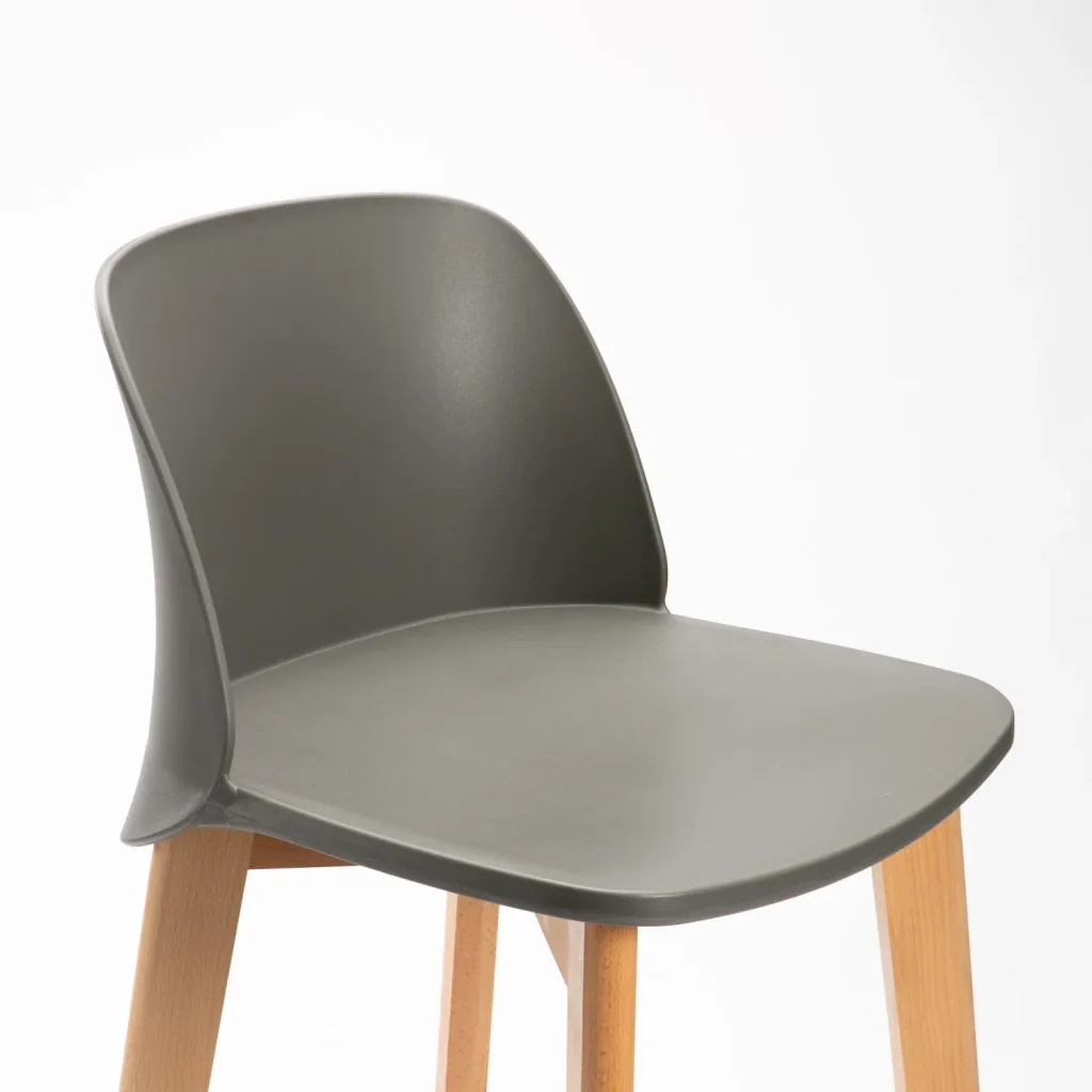 ZEN LUXURY WOODEN LEG KITCHEN STOOL - Image 11